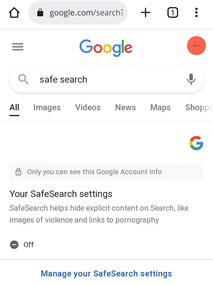 safe searchسیف سرچ چیست؟ سیف سرچ آکادمی فرهنگی،آموزشی پایتوکو